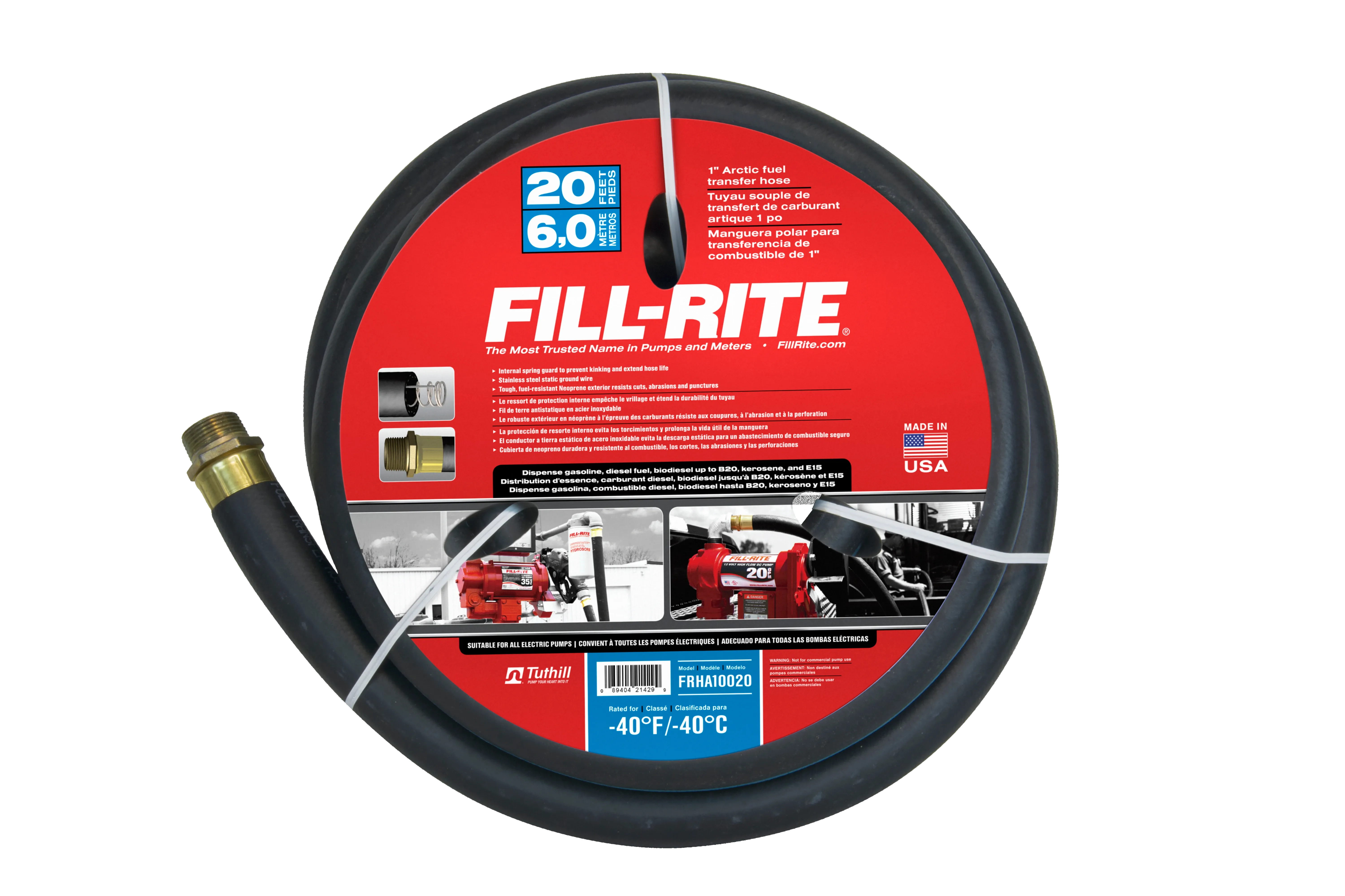 Fill-Rite&#xAE;&#x20;Fuel&#x20;Pump&#x20;Arctic&#x20;Hose&#x20;with&#x20;Static&#x20;Wire&#x20;1in&#x20;-&#x20;non&#x20;cULus